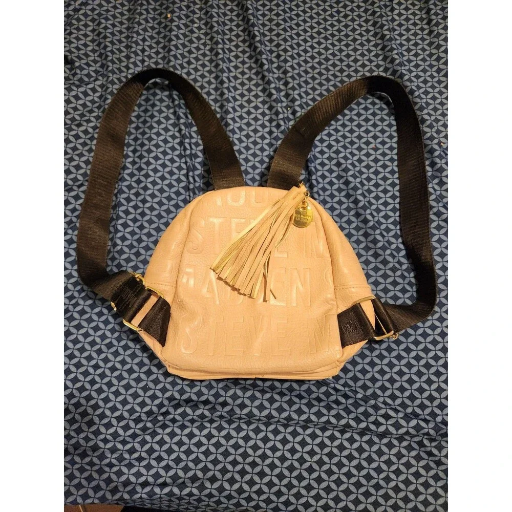 STEVE MADDEN mini Pink backpack with pockets&tassel - Picture 5 of 10